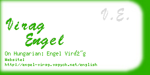 virag engel business card